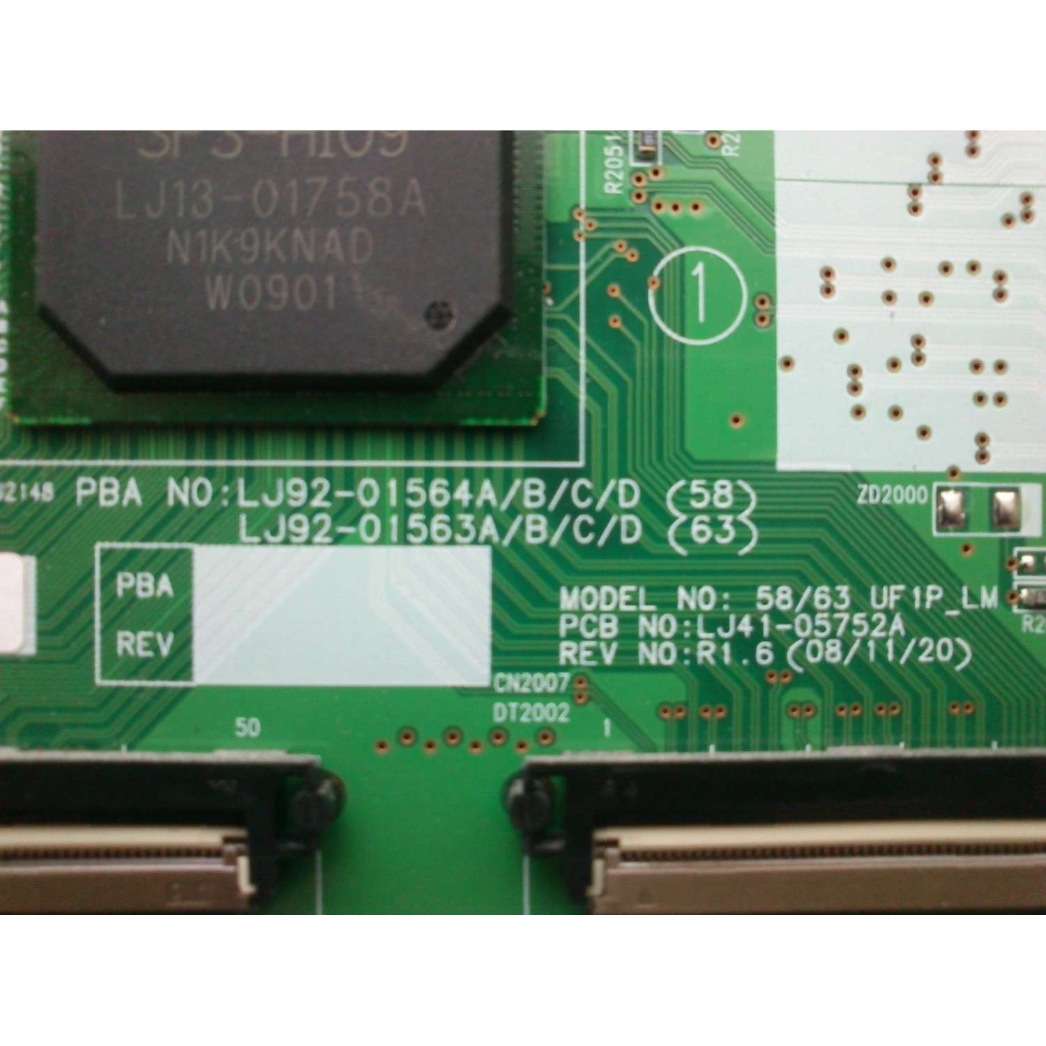 MAIN LOGICA 564C / SAMSUNG  BN96-11926A MODELO PN58B540S3FXZA - Imagen 2